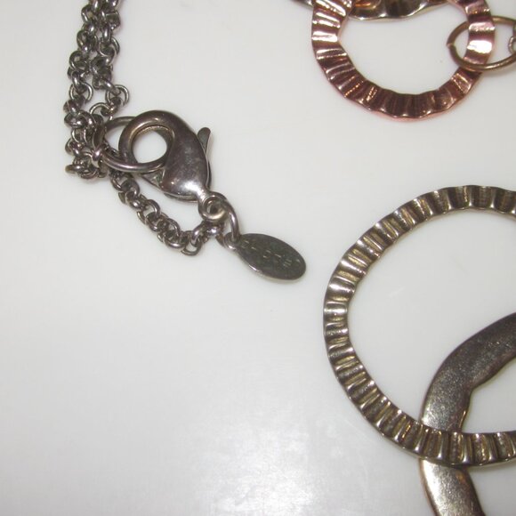 Chico's Vintage Tri Color Necklace - Picture 3 of 4